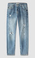 Skinny Jeans,AZUL EMPOLVADO